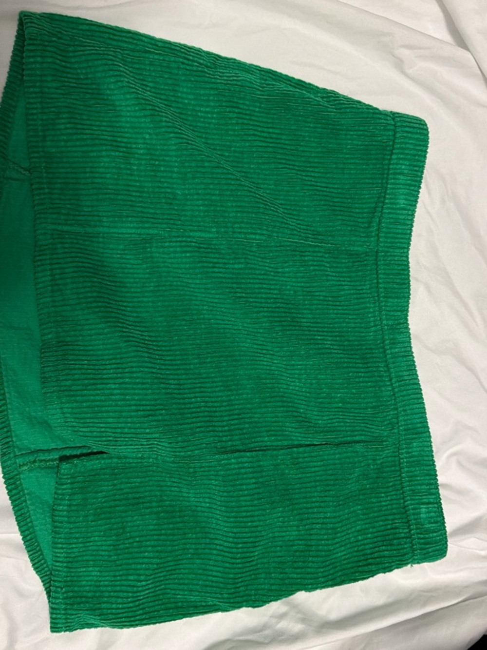 aerie Green Corduroy Skort